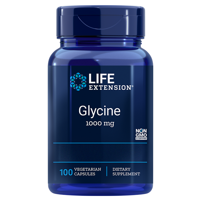 Life Extension Glycine- 1000mg, 100 VCapsules