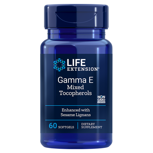 Life Extension Gamma E Mixed Tocopherols,  60 Softgels