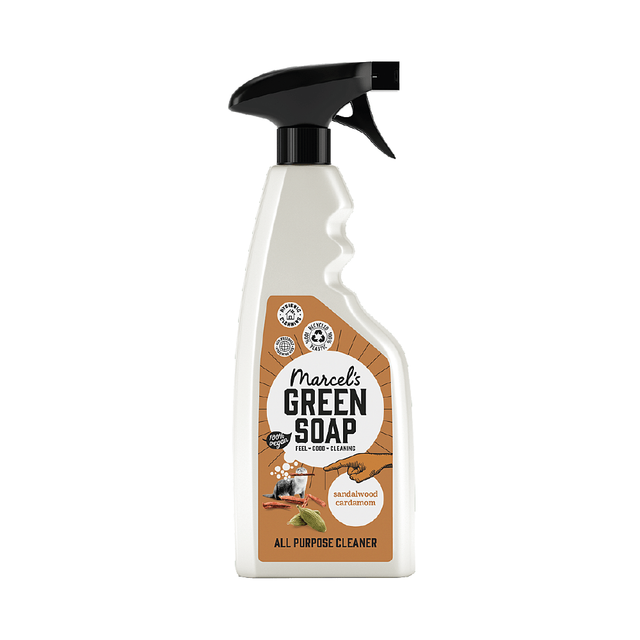 Marcels Green Soap All Purpose Cleaner Spray-  Sandalwood & Cardamom, 500ml
