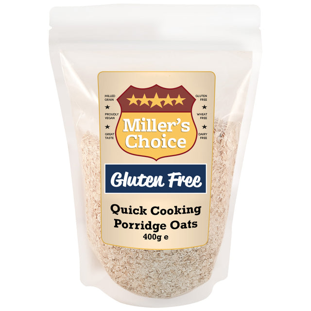 Miller's Choice Gluten Free Quick Cooking Porridge Oats, 400gr