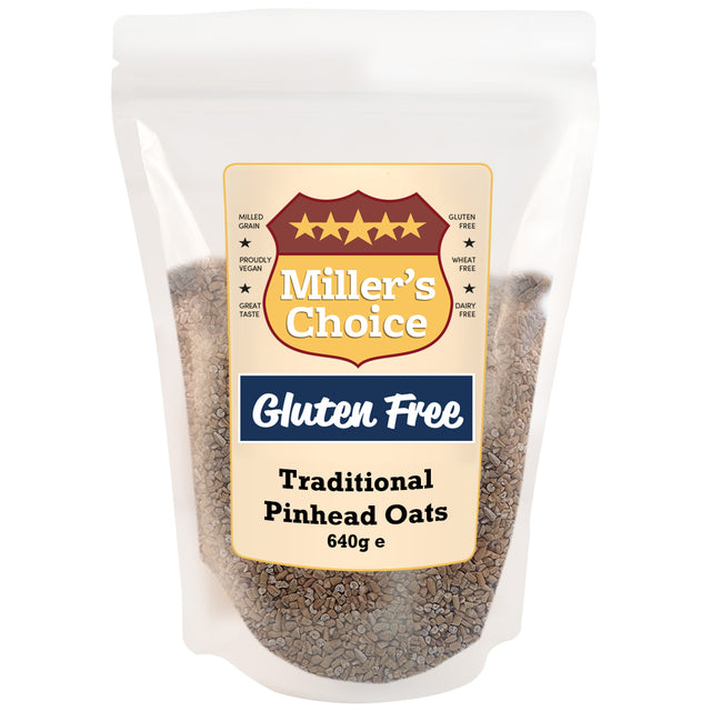 Miller's Choice Gluten Free Traditional Pinhead Oats, 640gr