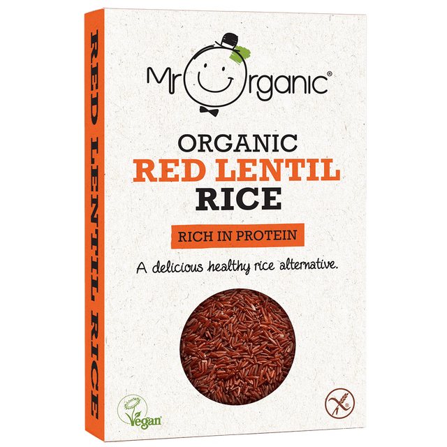 Mr Organic Italian Organic Red Lentil Rice, 250gr