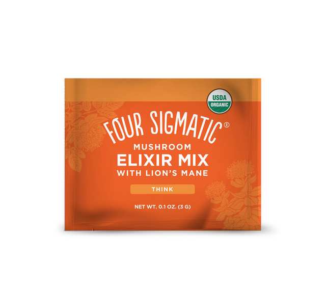 Four Sigmatic  Mushroom Elixir With Lions Mane- Think, 20 Packets