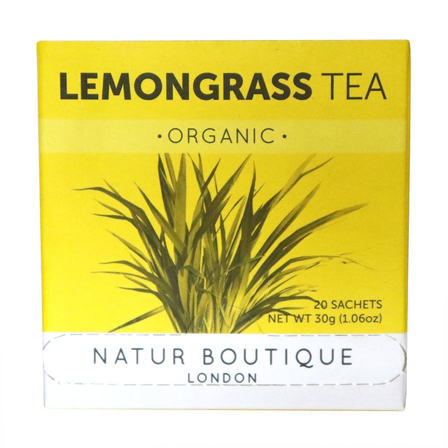 Natur Boutique Organic Lemongrass Tea,  20 Sachets