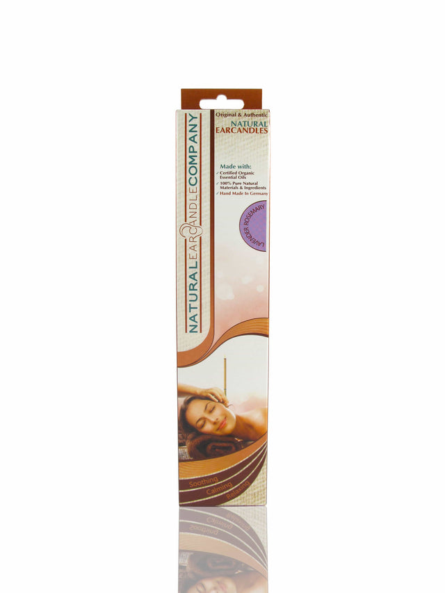 Natural Ear Candle Company Natural Earcandle Lavender & Rosemary, 1 Pair