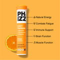 Phizz Orange 3-in-1 Hydration, Electrolytes and Vitamins Effervescent Multi-pack, 60 Tablets