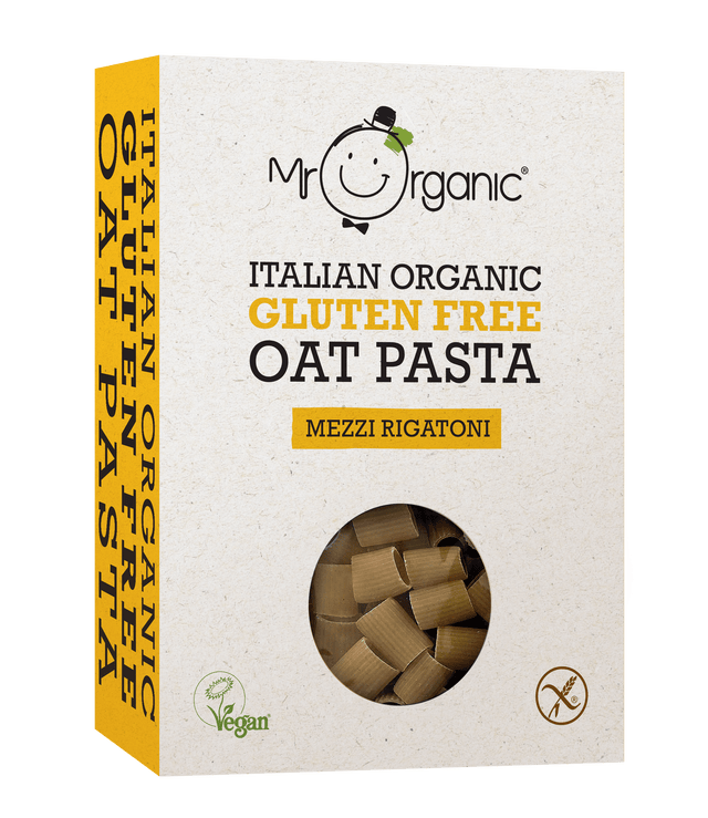 Mr Organic Italian Gluten Free Oat Mezzi Rigatoni Pasta, 340gr