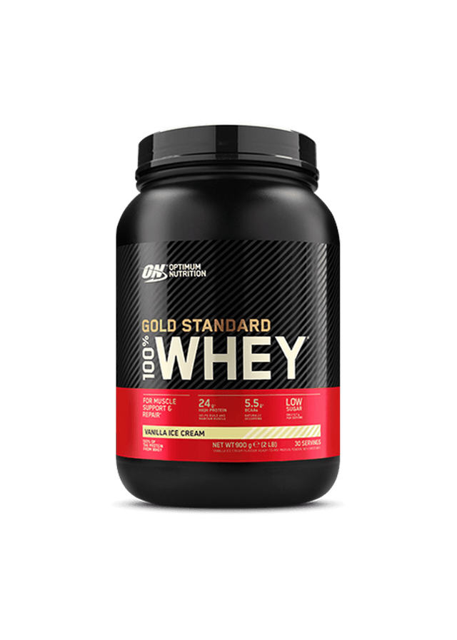 Optimum Nutrition Gold Standard 100% Whey Vanilla Ice Cream, 900gr