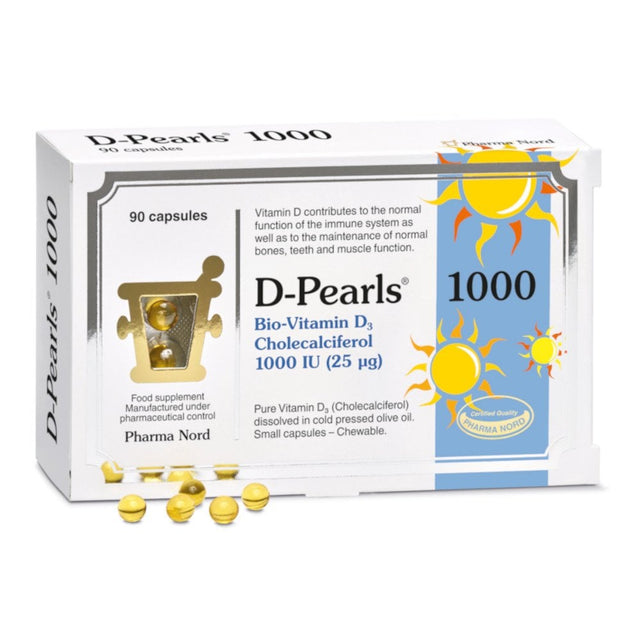 Pharma Nord D-Pearls Bio-Vitamin D3-1000iu, 90 Capsules