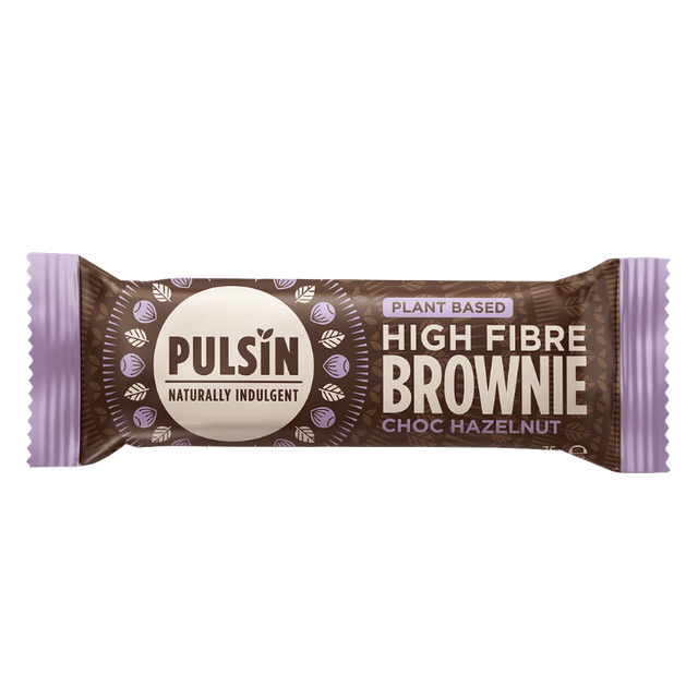 Pulsin High Fibre Brownie- Choc Hazelnut, 35gr