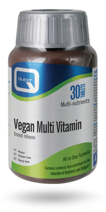 Quest Vegan Multi Vitamin (Timed Release), 30 Tablets