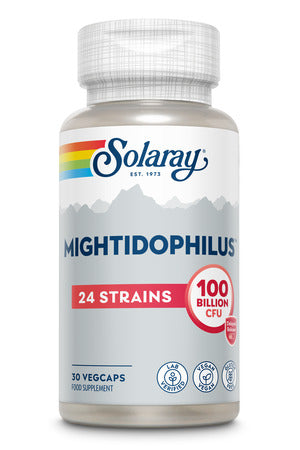 Solaray Mightidophilus 24 -100 Billion, 30 VCapsules
