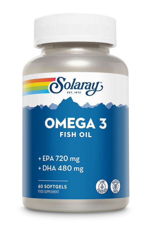 Solaray Omega 3, 60 Softgels
