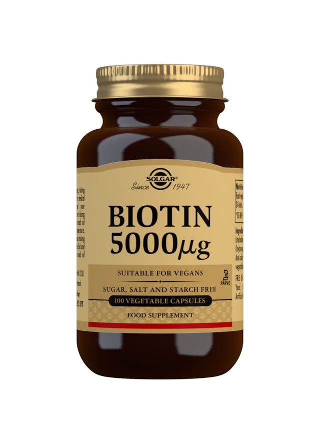 Solgar Biotin 5000µg, 100 VCapsules