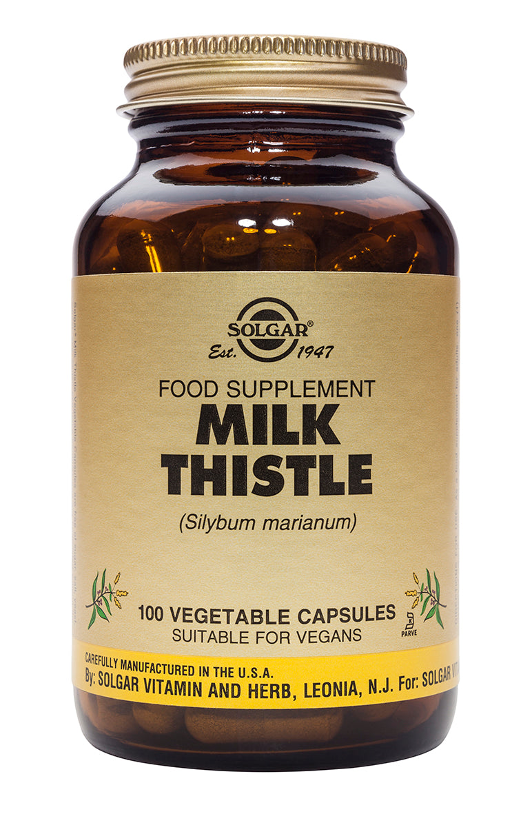 Solgar Milk Thistle, 100mg, 100 VCapsules | Revital