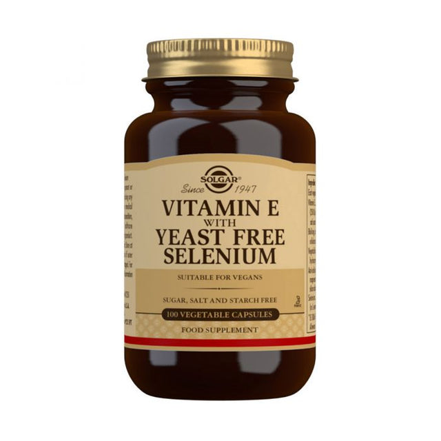 Solgar Vitamin E With Selenium, 100 VCapsules