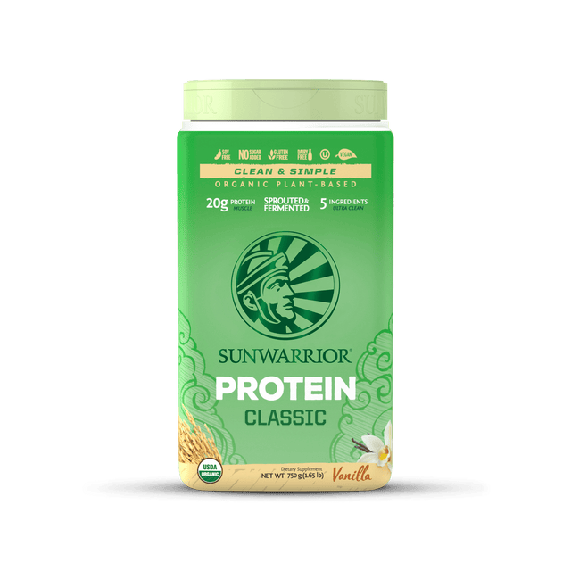 Sunwarrior Classic Protein - Raw Vegan, 750gr, Vanilla