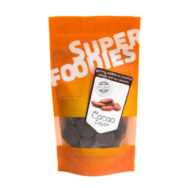 Superfoodies Organic Cacao Liquor, 100gr