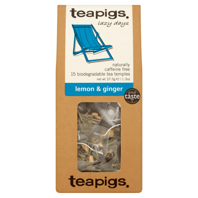 teapigs - Lemon & Ginger Tea, 15 Tea Temples