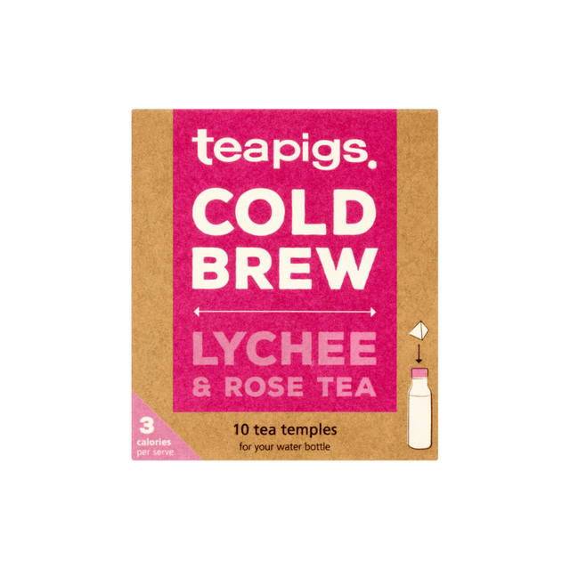 teapigs - Lychee & Rose Cold Brew, 10 Tea Temples