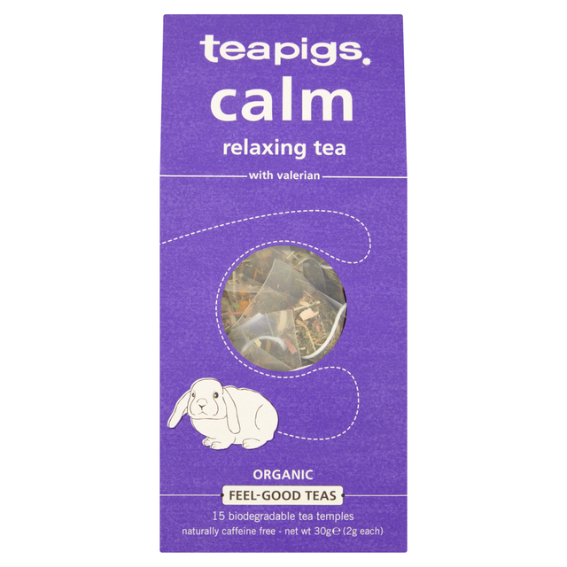 teapigs - Organic Calm Relaxing Tea with Valerian, 15 Tea Temples