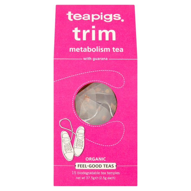 teapigs - Organic Trim Metabolism Tea with Guarana, 15 Tea Temples