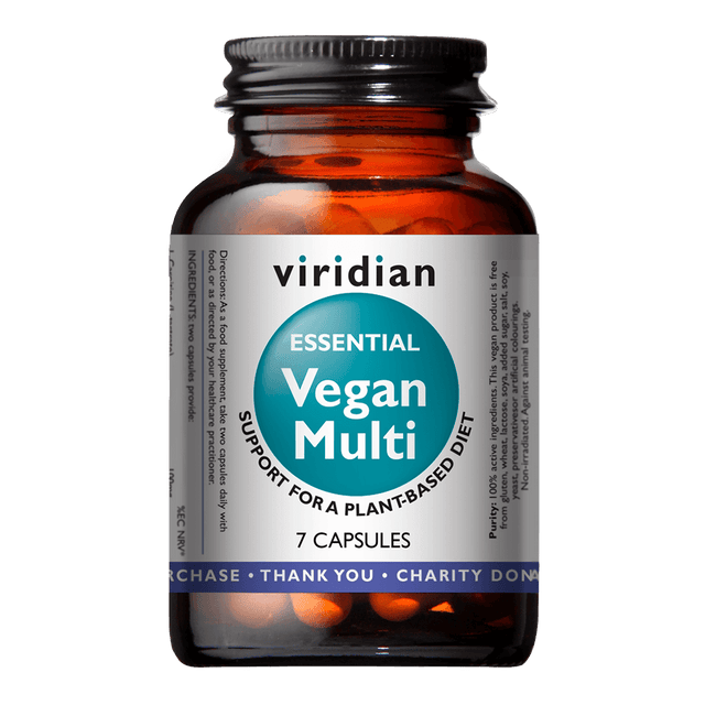Viridian Essential Vegan Multi, 7 VCapsules
