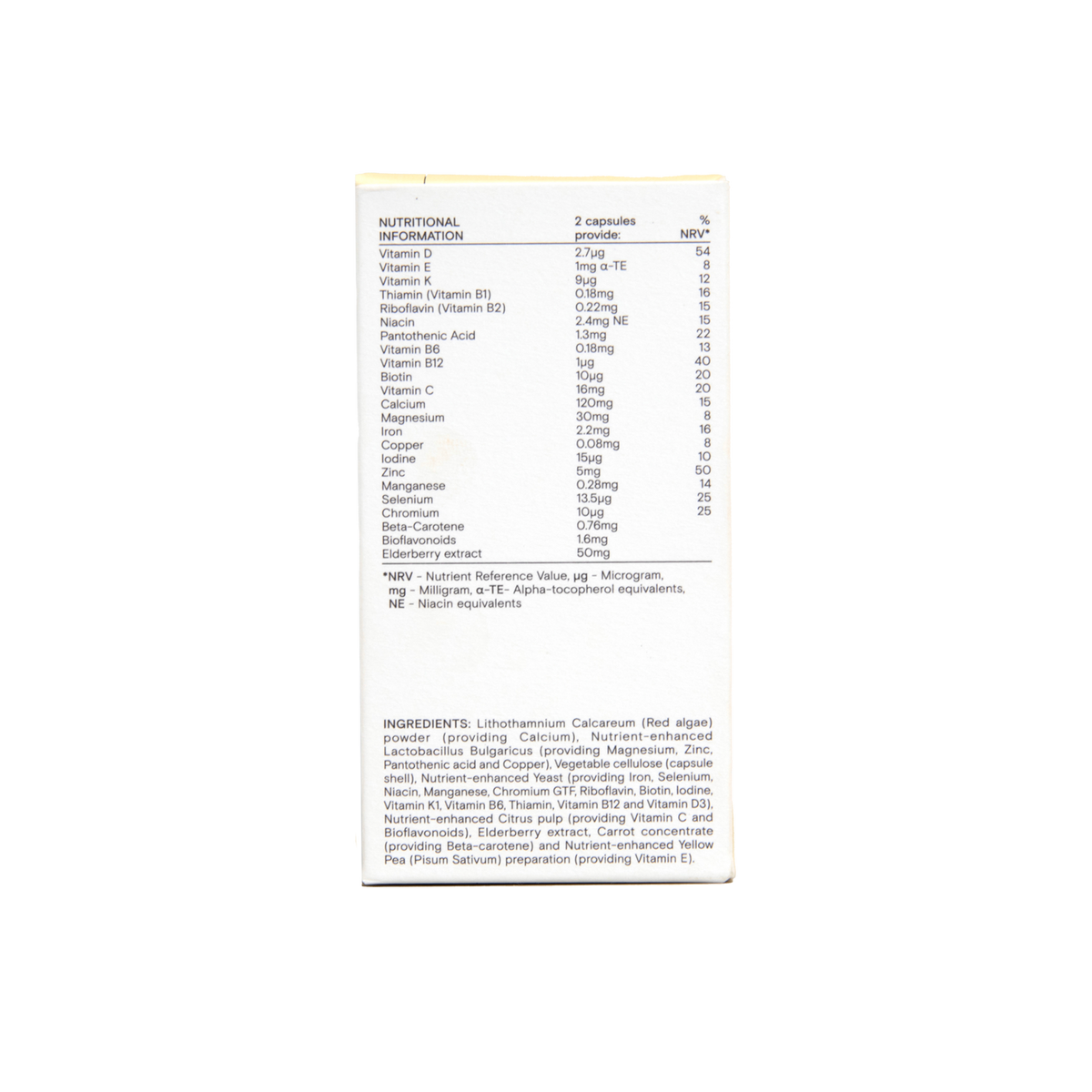 Wild Nutrition Daily Multi Nutrient For Children, 60 Capsules Revital