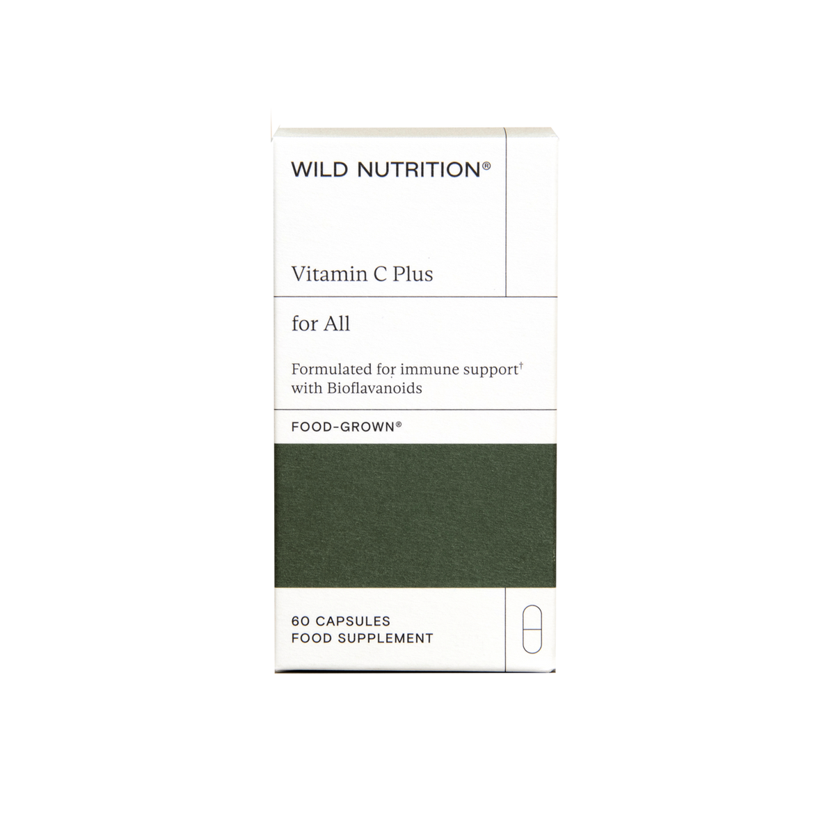 Wild Nutrition Vitamin C Plus, 60 Capsules Revital