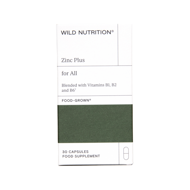 Wild Nutrition Zinc Plus, 30 Capsules