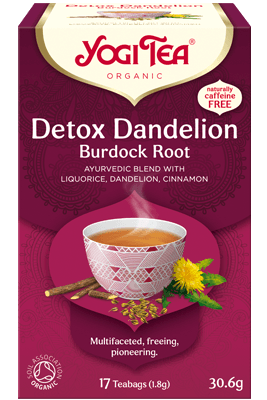 Yogi Organic Detox Dandelion Burdock Root Tea,17 Bags