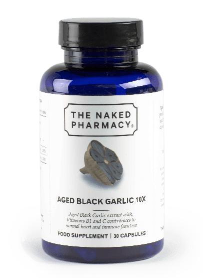 The Naked Pharmacy Aged Black Garlic 10X, 30 VCapsules