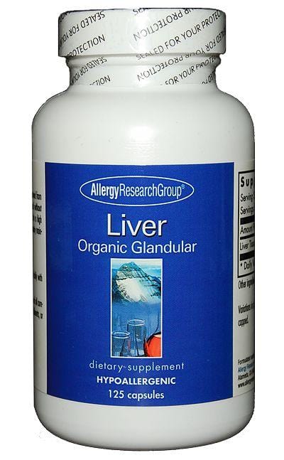 Allergy Research Liver Organic Glandular, 500mg, 125 VCapsules