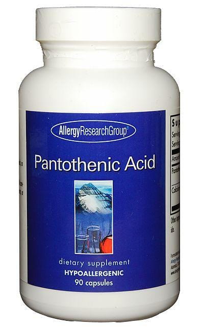 Allergy Research Pantothenic Acid, 90 Capsules