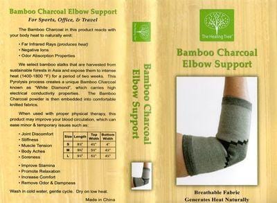 Healing Bamboo Bamboo Charcoal Elbow Support, Medium
