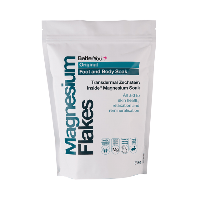 BetterYou Magnesium Foot and Body Flakes, 1Kg