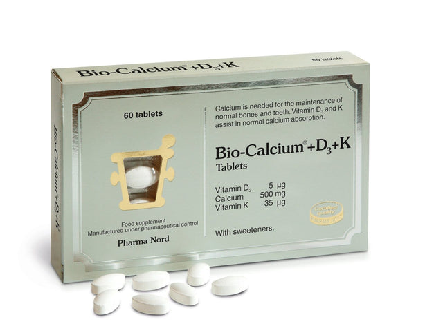 Pharma Nord Bio-Calcium + D3 + K1+k2, 500mg, 60 Tablets