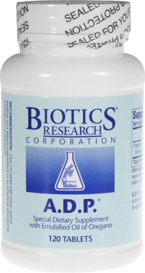 Biotics Research A.D.P Oregano, 120 Tablets