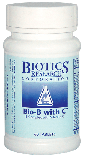 Biotics Research Bio-B with Vitamin C, 60 Tablets