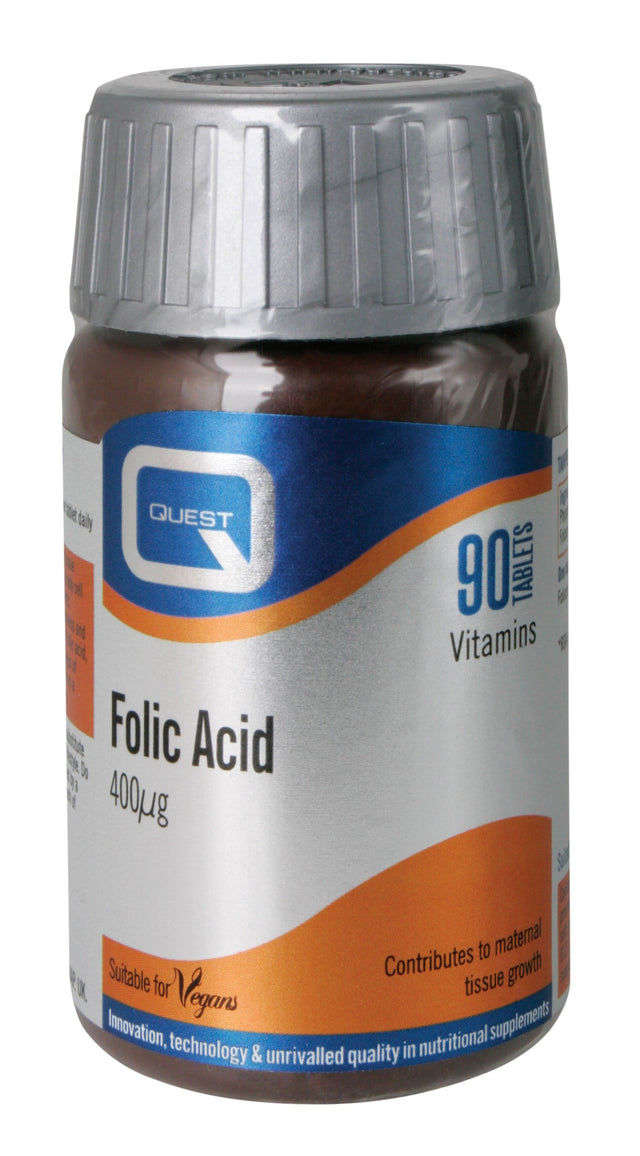 Quest Folic Acid, 400mcg, 90 Tablets