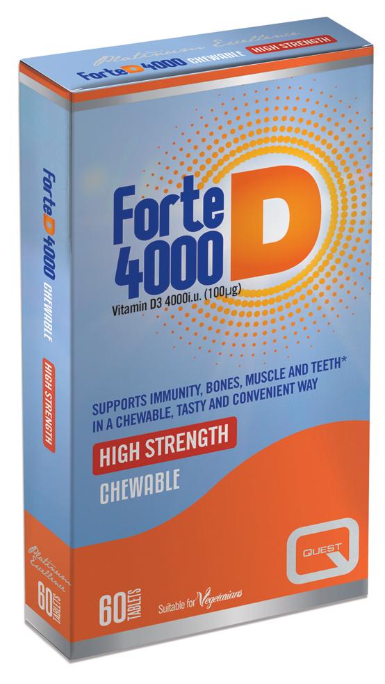 Quest Forte D 4000, 60 Tablets
