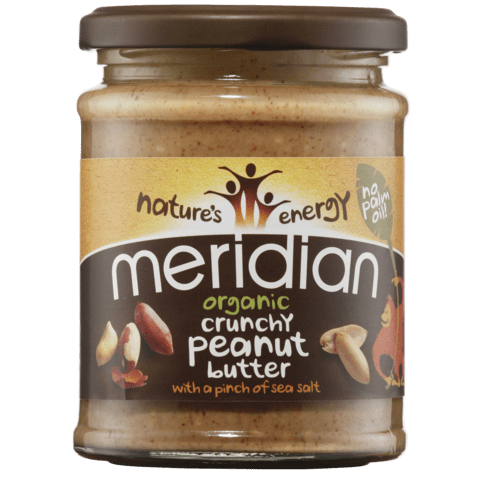 Meridian Organic Crunchy Peanut Butter with a pinch of salt 280gr