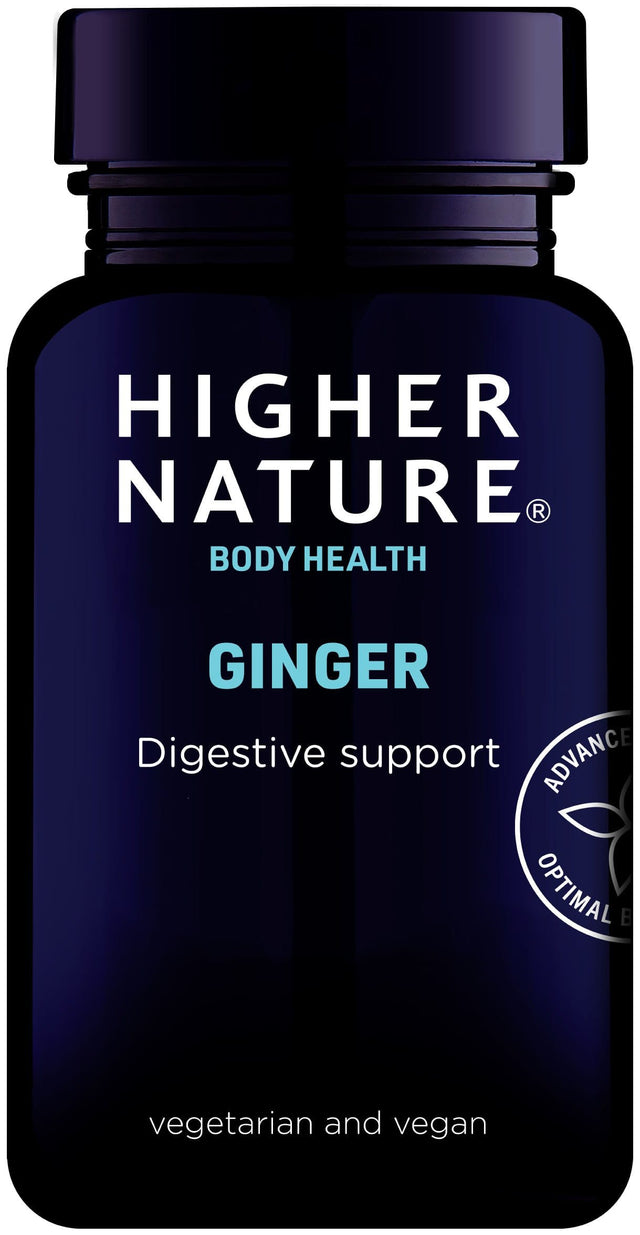 Higher Nature High Strength Ginger, 300mg, 60 VCapsules