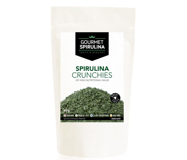 Gourmet Spirulina Crunchies, 90gr