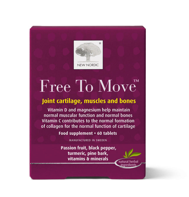 New Nordic Free To Move, 60 Tablets