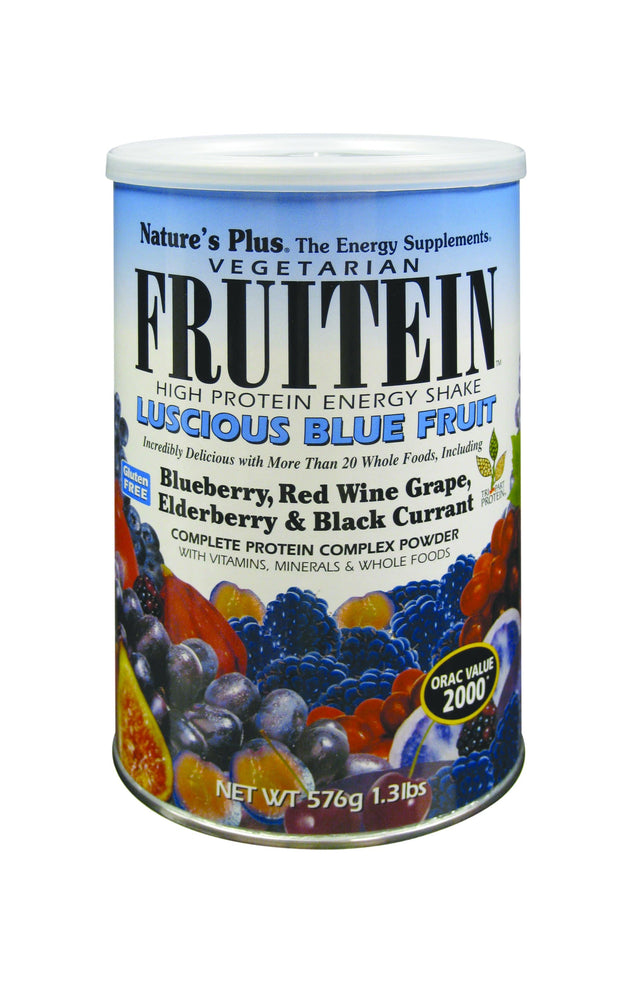 Nature's Plus Fruitein - Luscious Blue Fruit Shake, 612gr