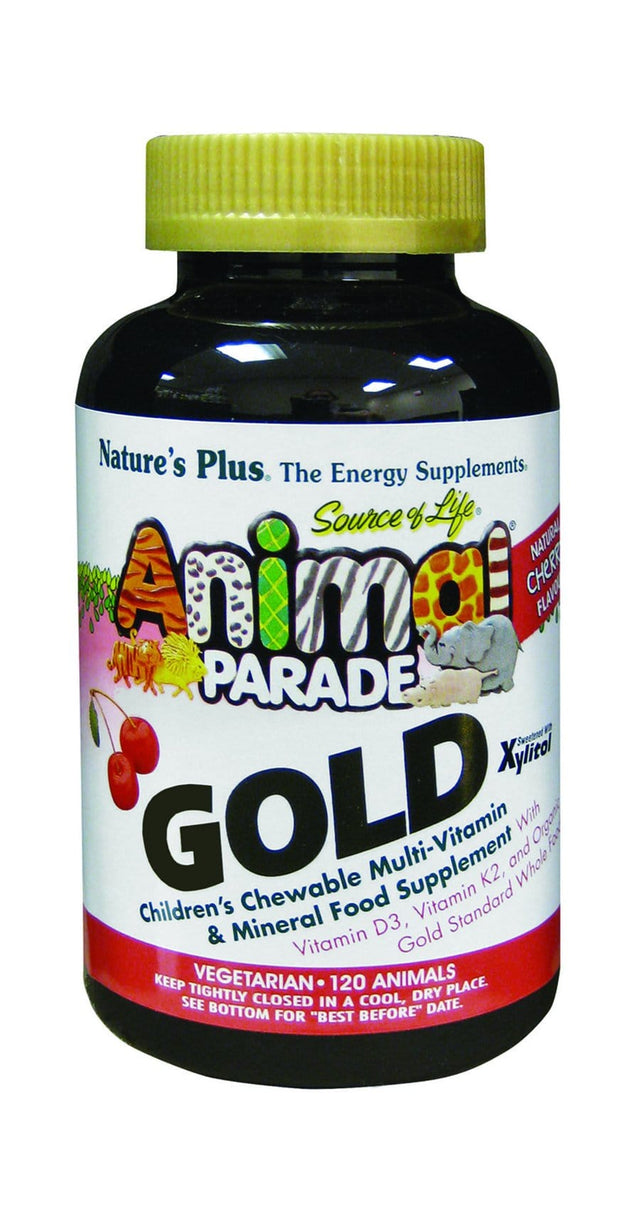 Nature's Plus Animal Parade Gold, Cherry, 120 Chewables