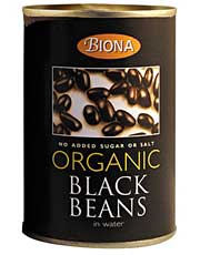 Biona Organic Black Beans, 400gr