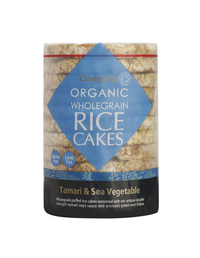 Clearspring Organic Rice cakes - Tamari & Sea vegetables, 102gr