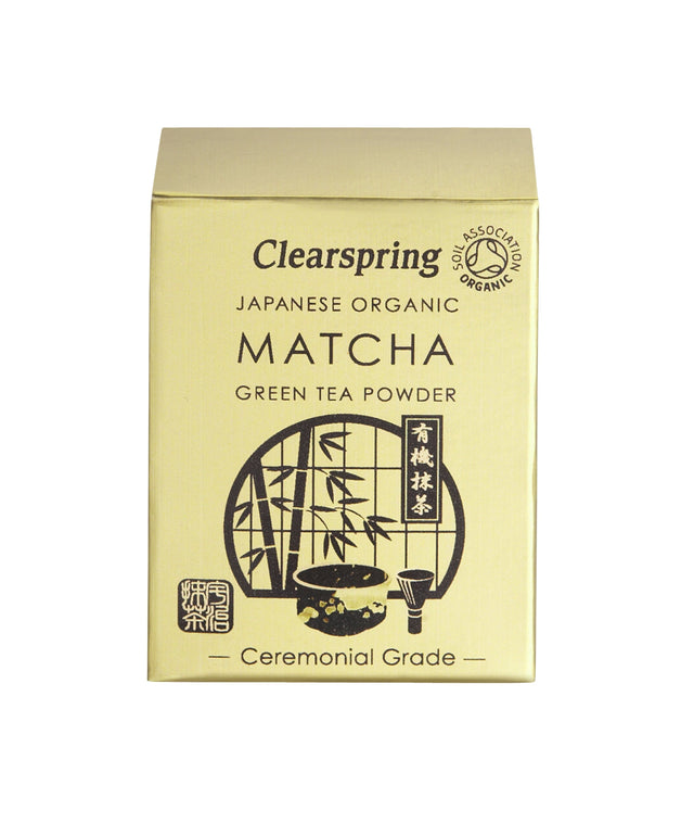 Clearspring Organic Matcha Green Tea Powder (Ceremonial Grade), 30gr